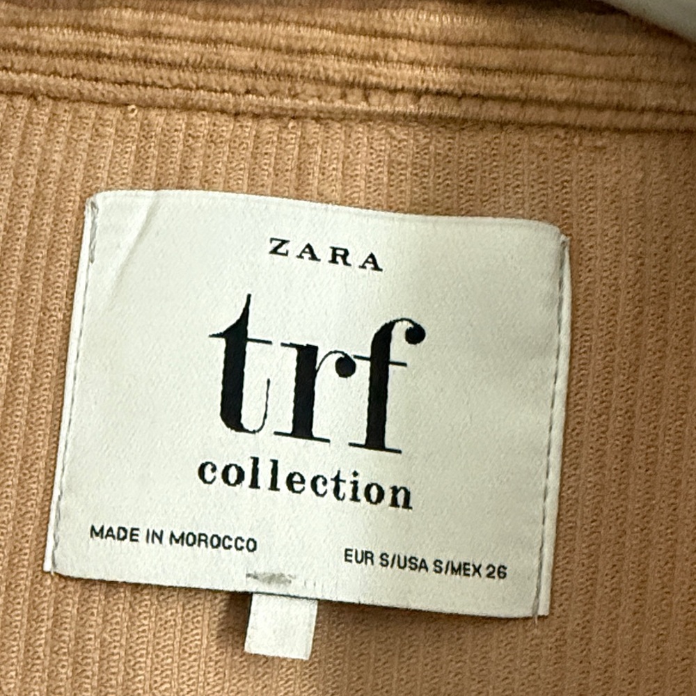 Zara Tan Corduroy Jean Jacket - Picture 2 of 7